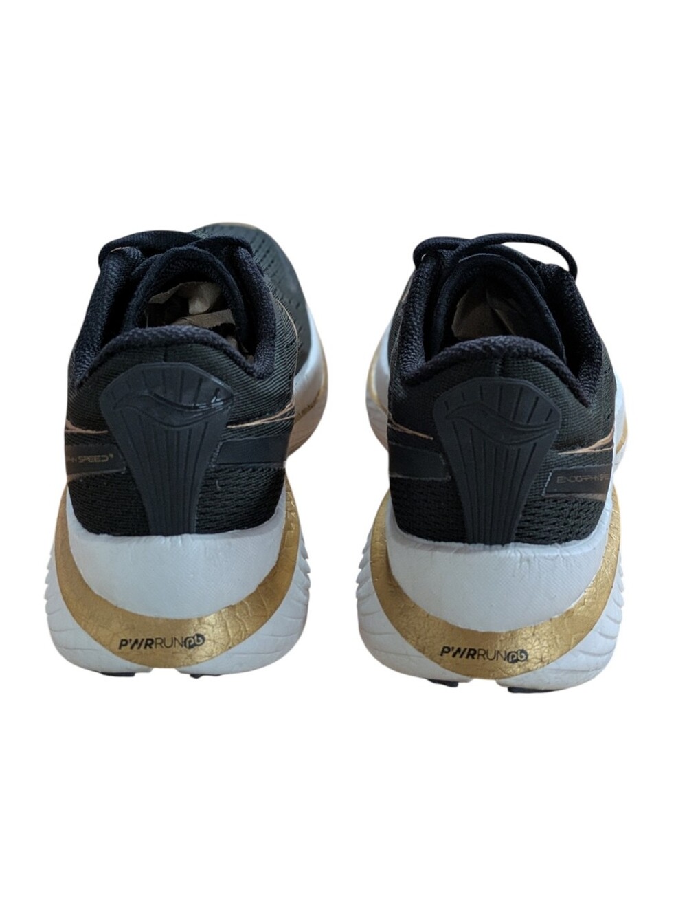 Saucony Endorphin Speed 3 Black Gold Running Shoes Size 7 - Picture 7 of 11